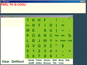 Screenshot of Keyboard Software