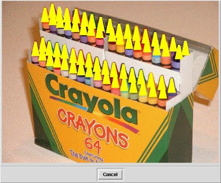 Figure 2. -- Crayons with Yellow Tips